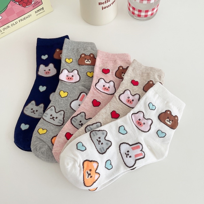 Tất nữ cao cổ hình mèo