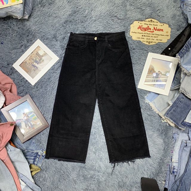 Quần bò ông rộng dáng xuông | BigBuy360 - bigbuy360.vn