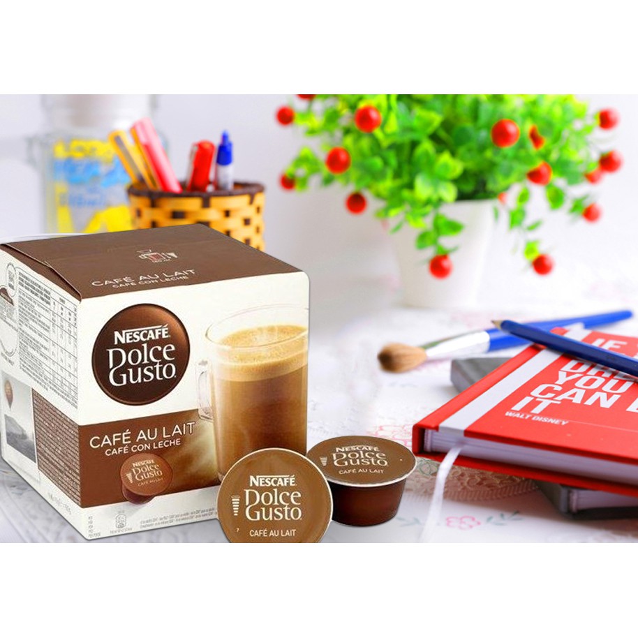 Viên Nén Cà Phê Sữa Nescafe Dolce Gusto - Café Au Lait