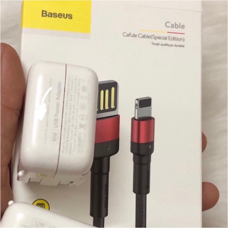 Bộ sạc nhanh 10w + cáp baseus chính hãng