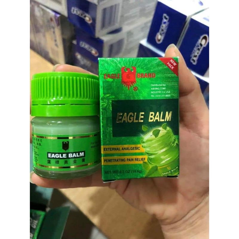 (Chính Hãng) Dầu Cù Là Xanh Con Ó Eagle Balm Mỹ 20g