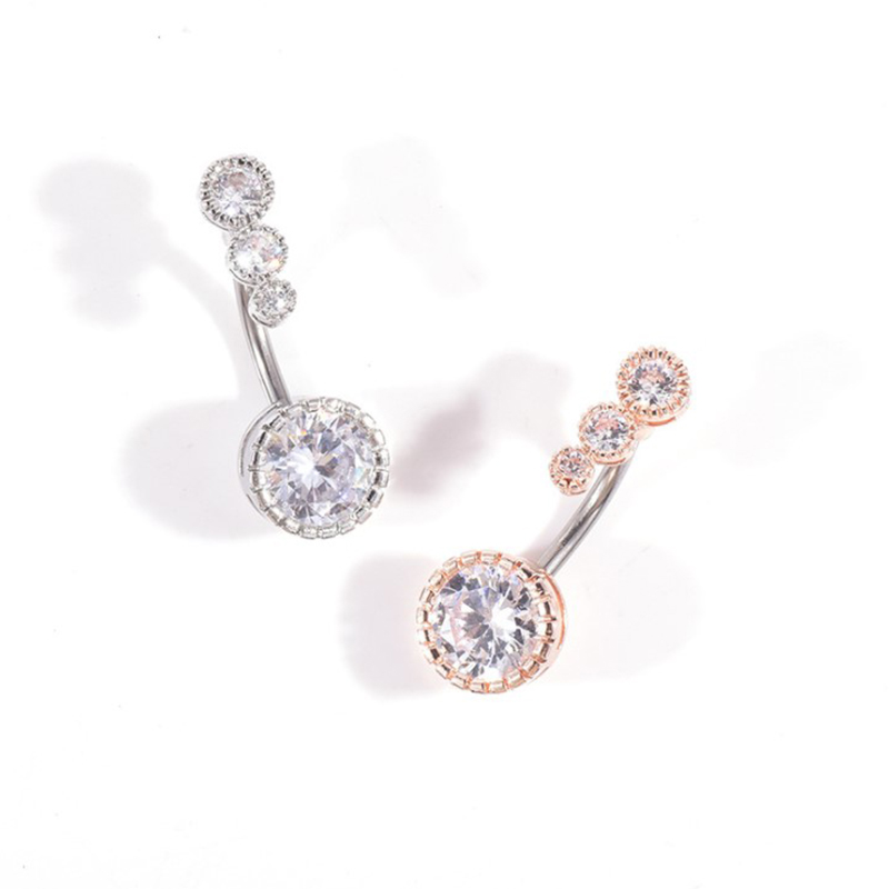 Khuyên Rốn Đính Đá Zircon Gợi Cảm Cho Nữ