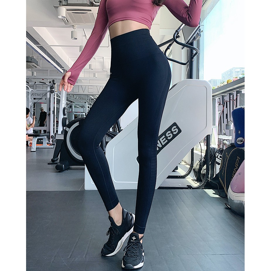 Quần legging AMI dài tập gym yoga ❤️FREESHIP❤️ Thun Dệt Siêu Co Giãn Gen Bụng Nâng mông cho nữ tập thể thao 𝐆𝐘𝐌𝐒𝐓𝐎𝐑𝐄 930