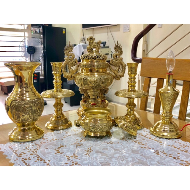 BỘ ĐỈNH LƯ ĐỒNG CAO 29cm