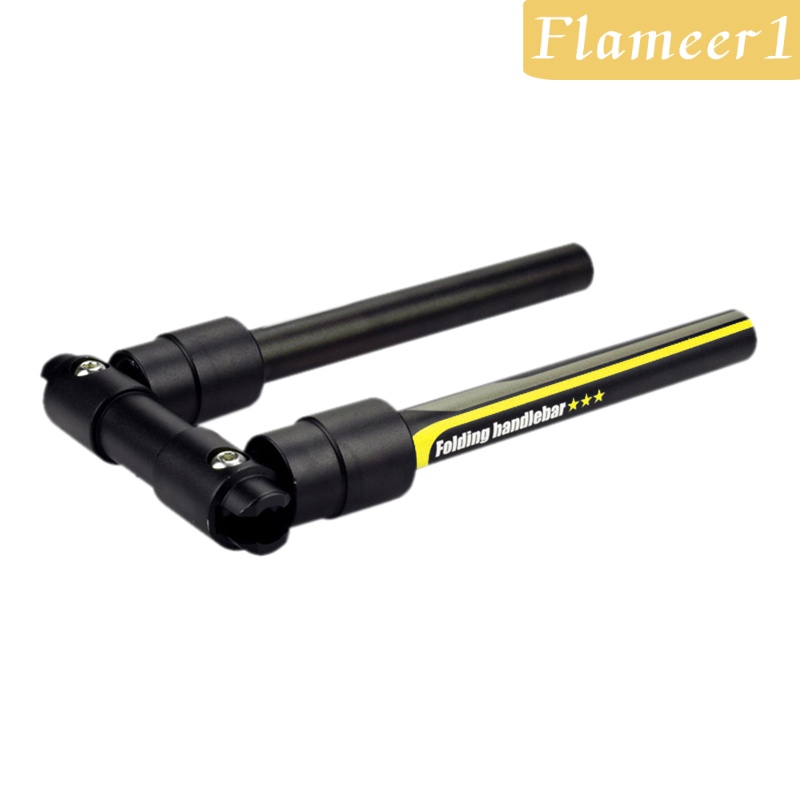 [FLAMEER1]Folding Handlebar Racing Bicycle Scooter Flat Handle Bar Part