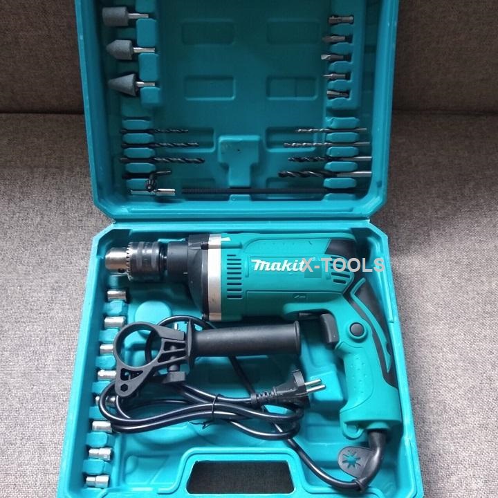 Máy Khoan Búa Bê Tông Ma-Ki-Ta 1630 Đầu 16mm Cam Kết Motor 100% Đồng - Máy Khoan Điện Cầm Tay Hai Chế Độ