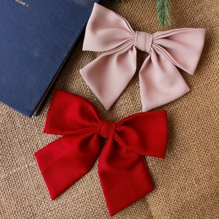 Kiobi - nơ kẹp tóc handmade, chất liệu cotton bố, 6 màu vintage - kipk1911
