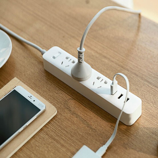 Ổ điện Xiaomi Mi Power Strip, 3 ổ cắm, 3 cổng sạc nhanh