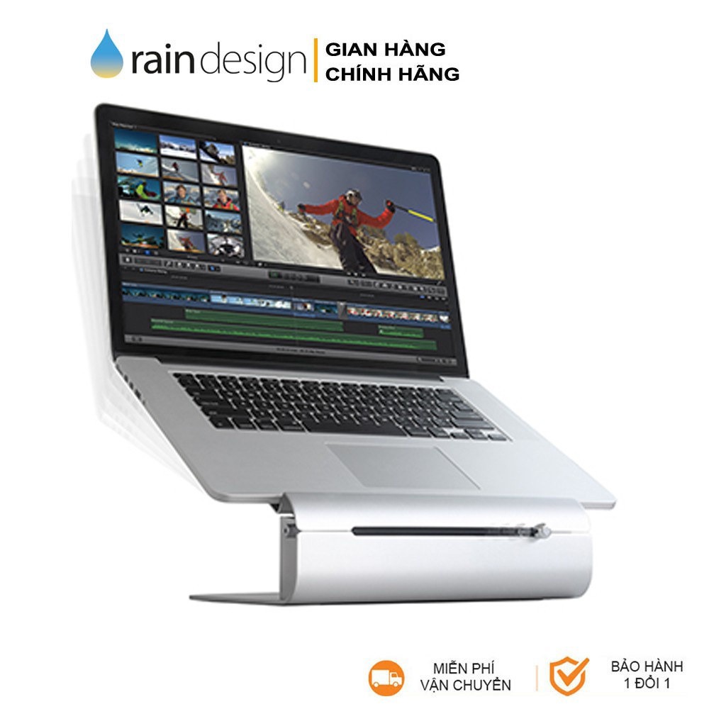 Giá đỡ tản nhiệt Rain Design (USA) ILever2 Adjusttable Height cho Macbook/Laptop/Ultrabook/Surface- Hàng chính hãng