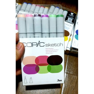 Bút tô màu Copic Marker Sketch Floral Favourite1 set