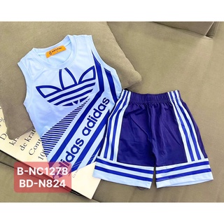Bộ ba lỗ thun lạnh bé trai