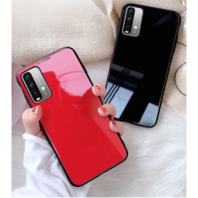 Ốp Lưng XIAOMI REDMI 9T, POCO M3 Mặt kính gương sáng bóng cao cấp