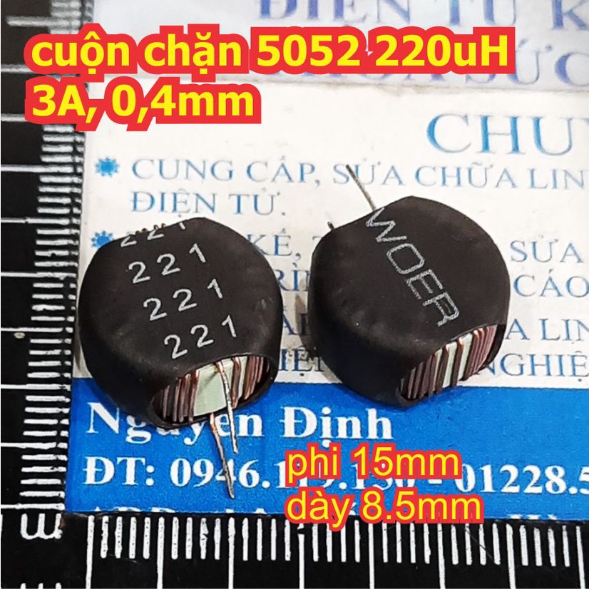 cuộn chặn cuộn cảm 4426 5026 5052 6852 dùng trong các bộ nguồn BUCK BOOST kde2317