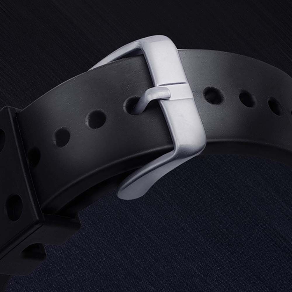 Dây đeo đồng hồ thể thao bằng cao su silicon mềm chống thấm nước chất lượng cao cho Seiko Casio 20mm 22mm