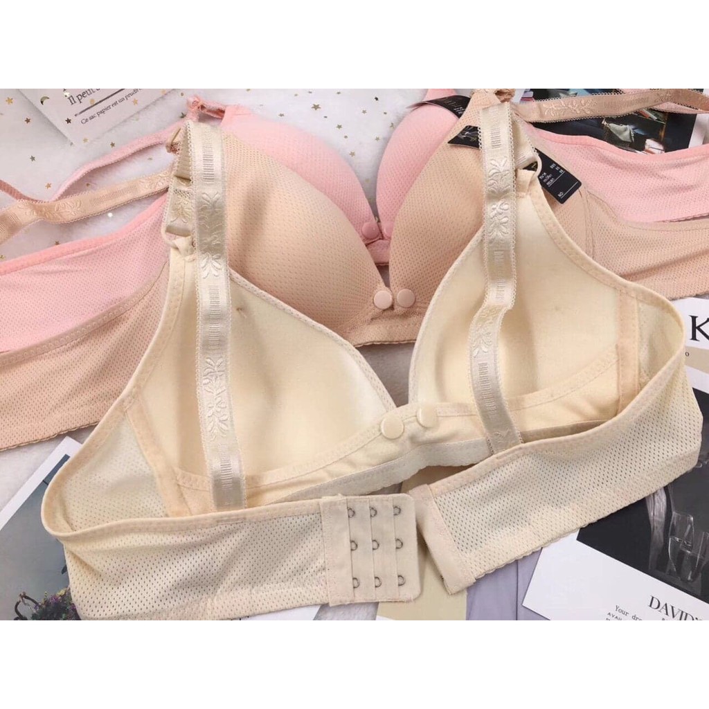 Áo Lót Thông Hơi Cho Con Bú Sau Sinh Mở Cúc 131