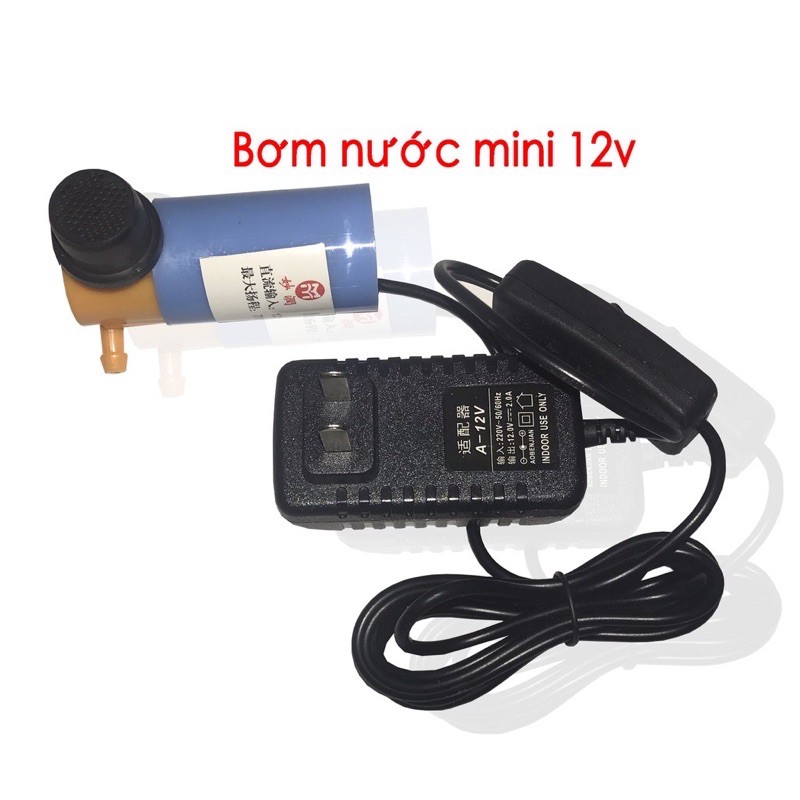 Bơm mini, bơm máy cắt gạch, máy cắt tường 5 rãnh  - giao  máy  màu nhiên