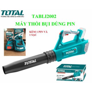 Máy thổi lá, thổi bụi dùng pin lithium 20v total tabli2002 kèm 1 pin 2ah và 1 sạc