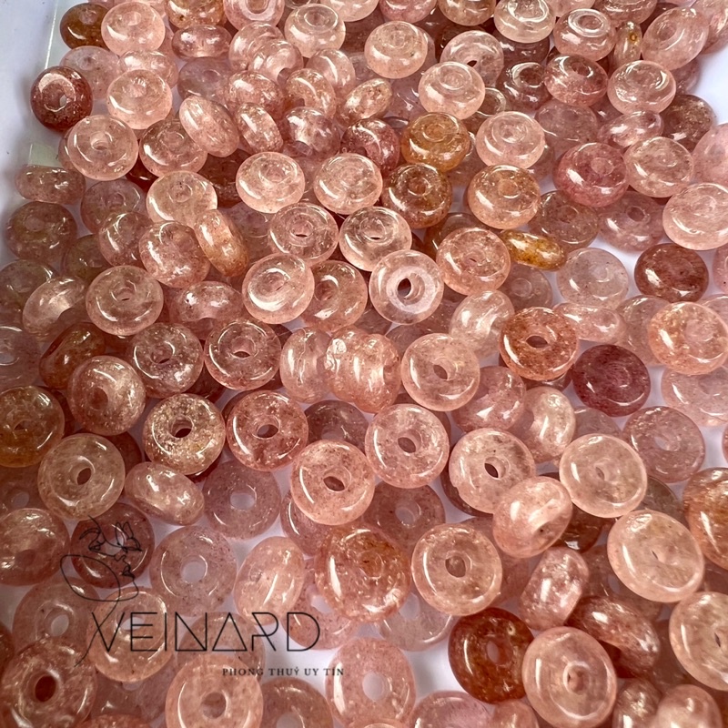 Đồng điếu thach anh dâu tây hồng