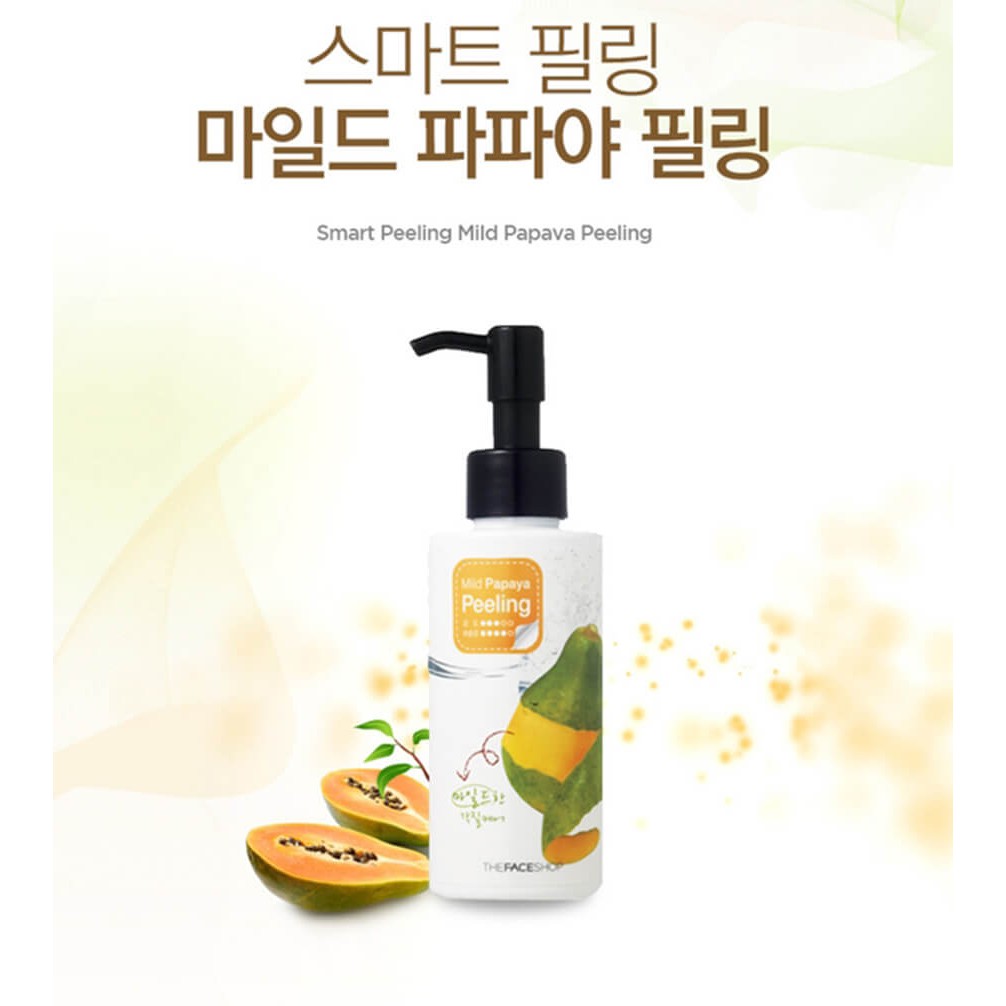 GEL TẨY TẾ BÀO CHẾT MẶT THE_FACE_SHOP_MILD_PAPAYA_PEELING 150ML NHẬP KHẨU CHÍNH HÃNG - 2810