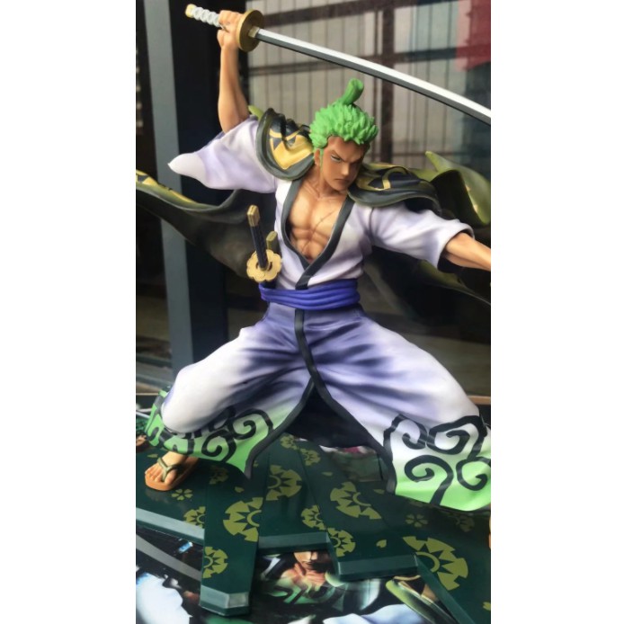 Mô Hình Figure One Piece zoro wano kimono ss4 24cm