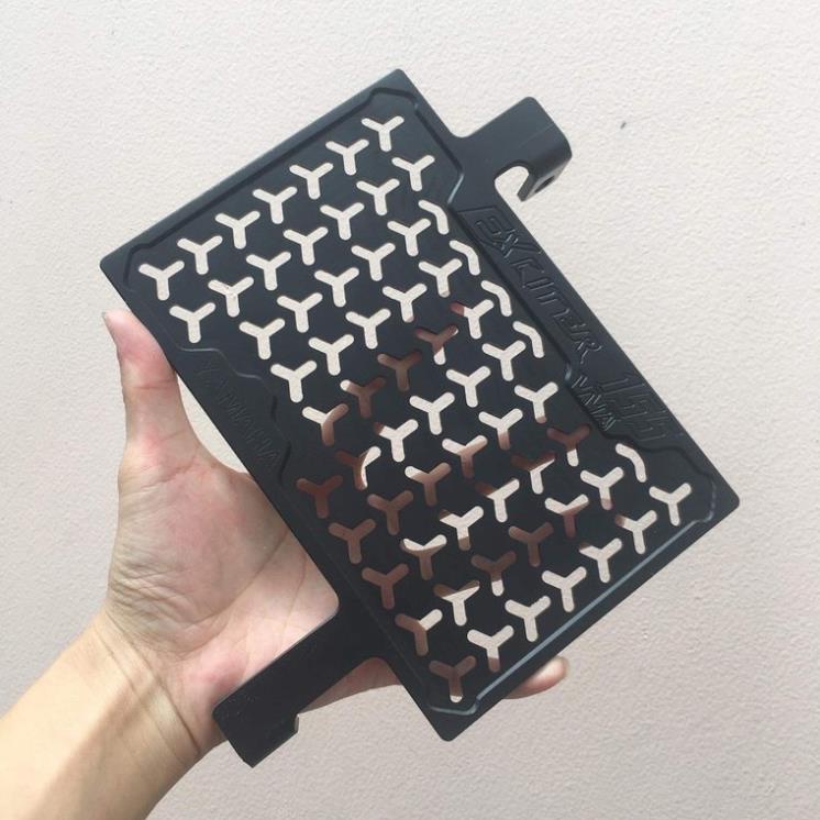 Che két nước Ex155 VVA mẫu hoa văn áo giáp mạnh mẽ cá tính chất liệu nhôm cnc nhiều màu anode cao cấp lựa chọn QU17