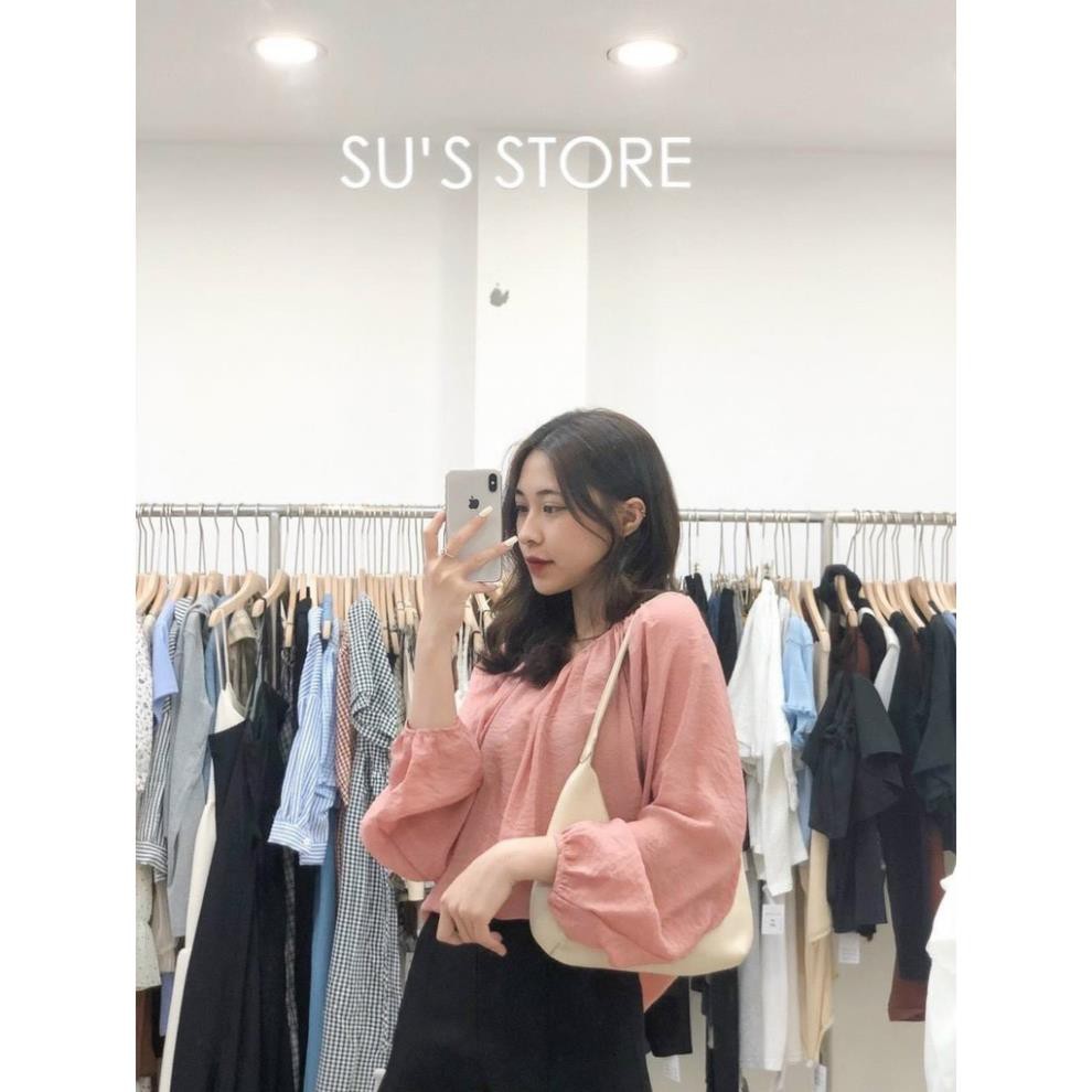 Áo bbd đũi trơn cổ tròn tay bo A1773 SUSTORE !
