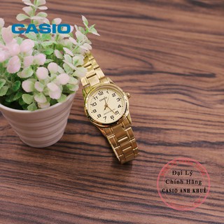 Đồng hồ nữ dây thép Casio LTP-V001G-9BUDF