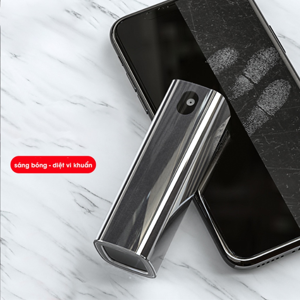 Combo bút vệ sinh tai nghe + bình xịt vệ sinh màn hình 3 trong 1 tiện dụng gọn nhẹ cho tai nghe và điện thoại, máy tính