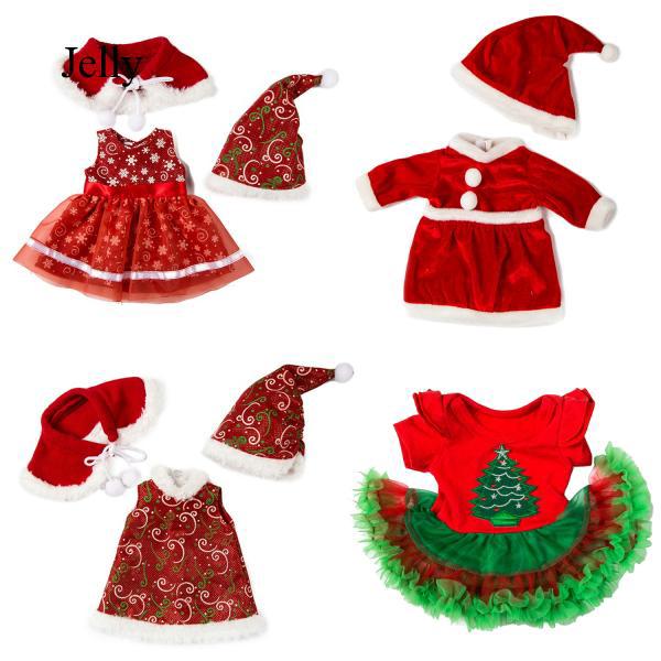 Christmas Style Doll Outfits Clothes Costume for 18 inch American Girl J82 Jell