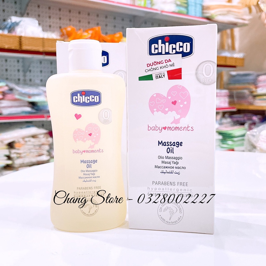 Massage Cám gạo chicco 200ml 0M+