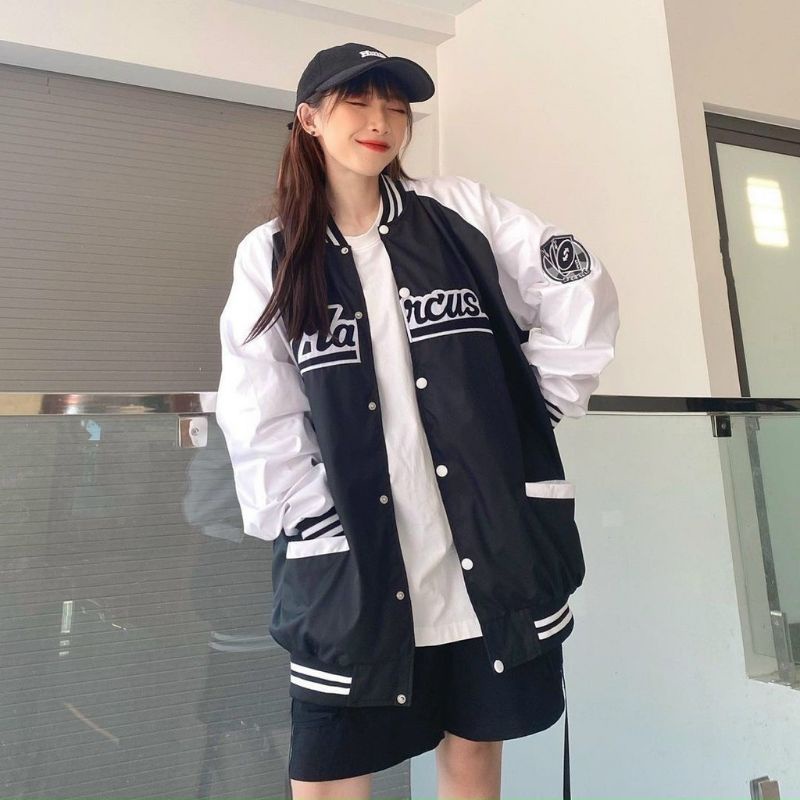 XPstore Áo Khoác Bomber Dù 2 lớp MARCUS Nam/Nữ (Ảnh thật)