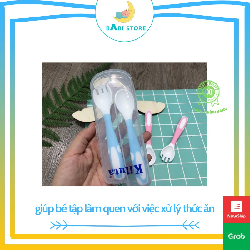 Bộ thìa dĩa hàng có hộp đựng