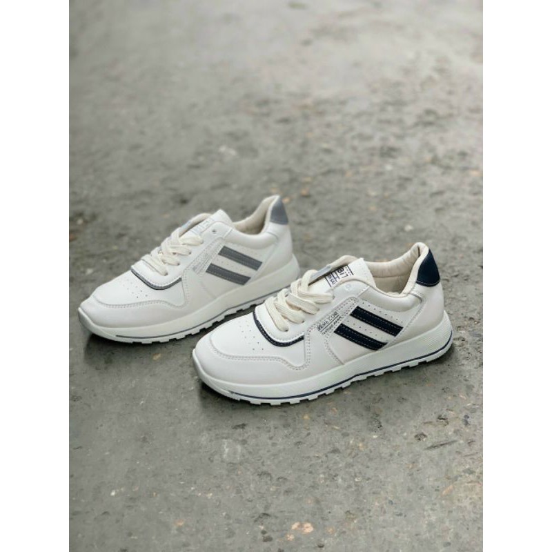 Giày thể thao trắng 2 vạch