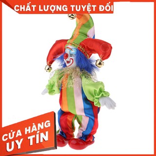 Búp bê chú hề bằng sứ 6 inch ngộ nghĩnh đầy màu sắc quà tặng thủ công mỹ nghệ – Hàng nhập khẩu