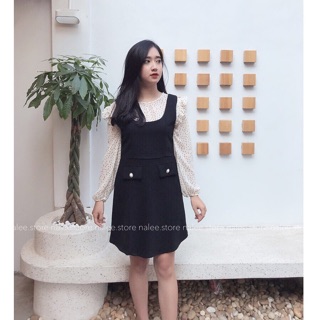 Set yếm áo voan bi