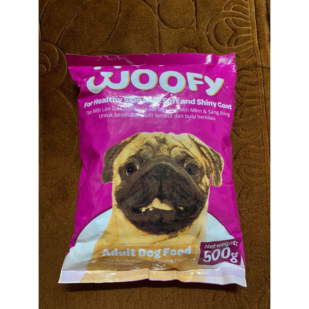 Woofy - thức ăn hạt cho chó trưởng thành 500g - Adult dog food