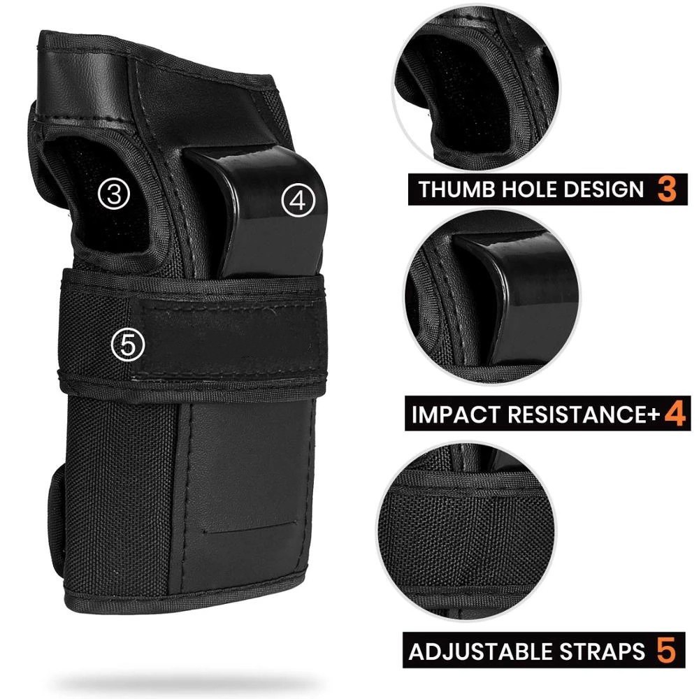 Đệm Bảo Vệ Đầu Gối / Khuỷu Tay An Toàn Khi Chơi Thể Thao Trượt Ván Cho Người Lớn