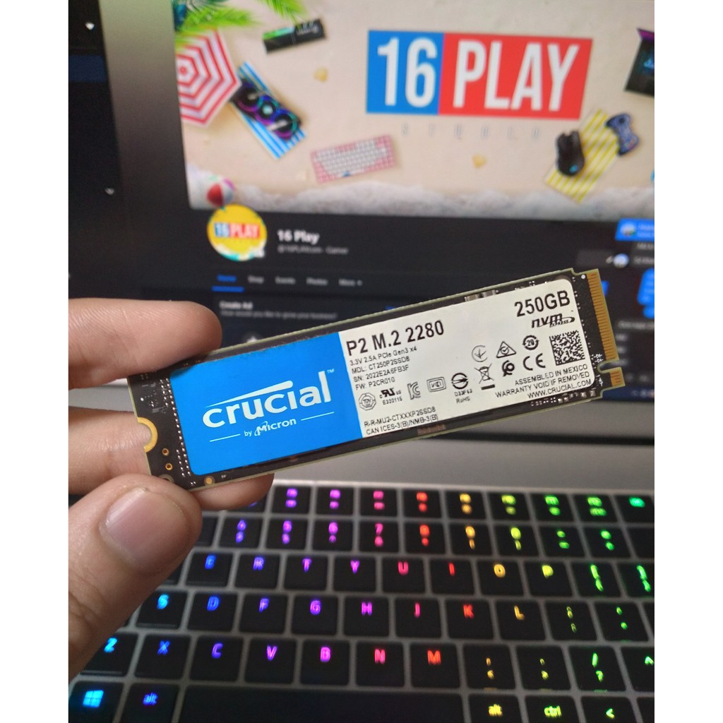 Ổ cứng SSD NVMe Crucial P2 250GB