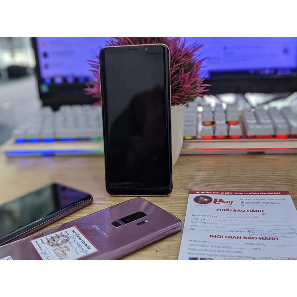 Điện Thoại Samsung Galaxy S9 Plus Bản 2 sim || 6/64gbkèm đủ phiện || mua hàng tại PlayMobile