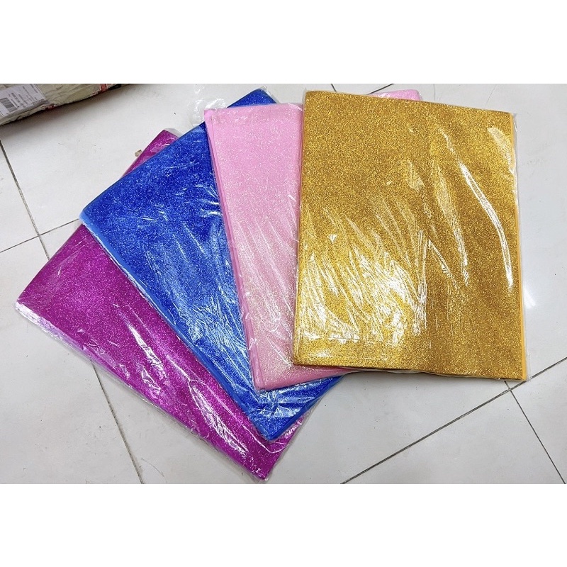 Xốp nhũ, xốp kim tuyến khổ lớn A2