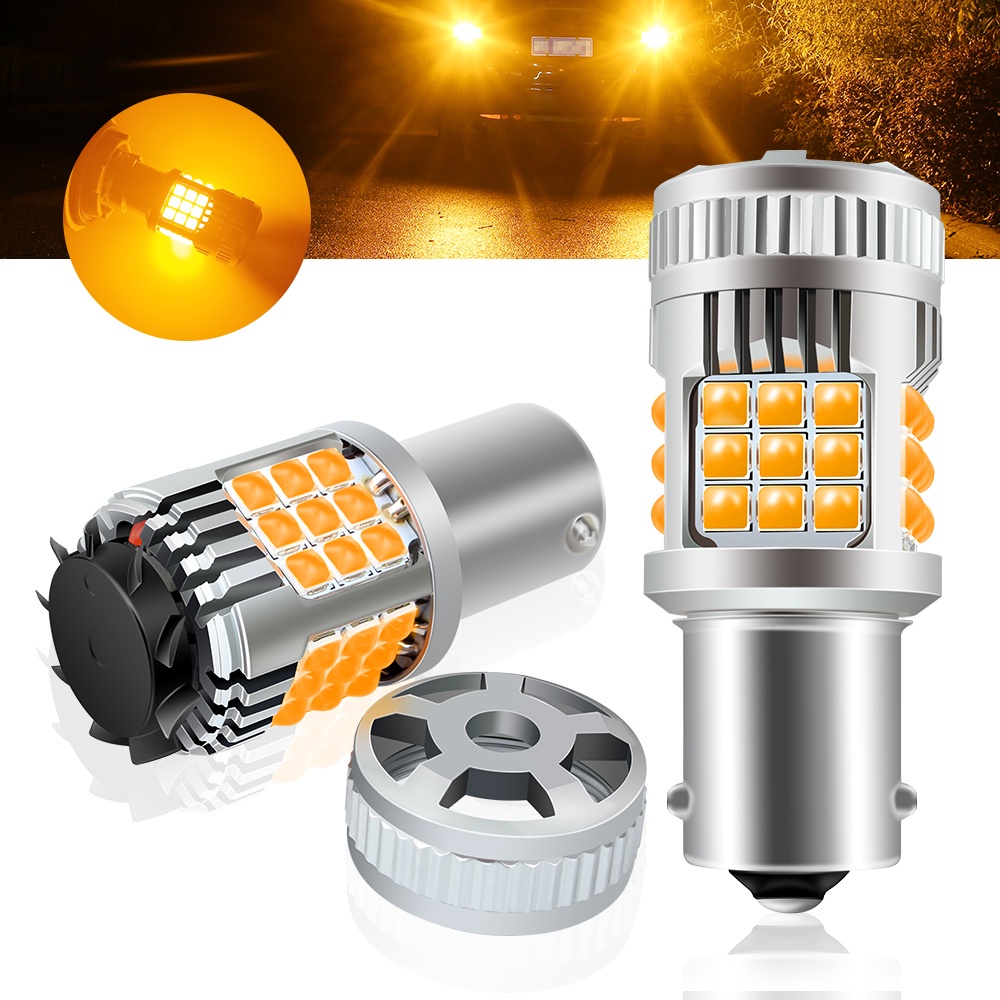 1 Đèn Tín Hiệu Xi Nhan 36smd 3030 CanBus 1156 BA15S led BAU15S T20 7440 led T20 Cho Xe Hơi