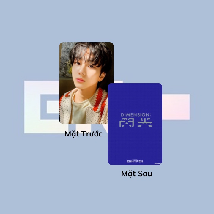 SET 7 CARD ENHYPEN SENKOU LUCKY DRAW - UNOFFICIAL