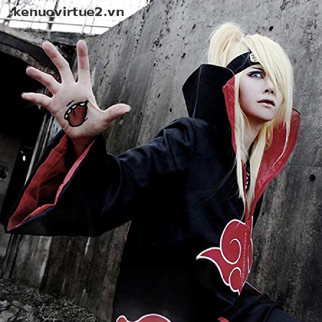 {KEN}Áo choàng hóa trang Akatsuki itachi chất lượng cao anime liên tục (K)
