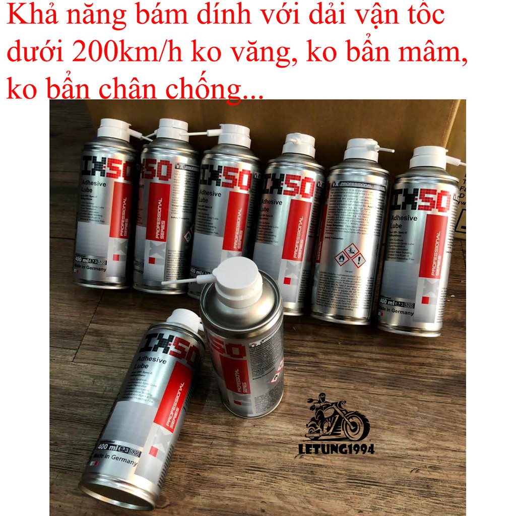 Dưỡng sên IX50 - rửa sên ix69 Voltronic Chính Hãng bôi trơn bảo dưỡng sên giá rẻ nhất miền Bắc