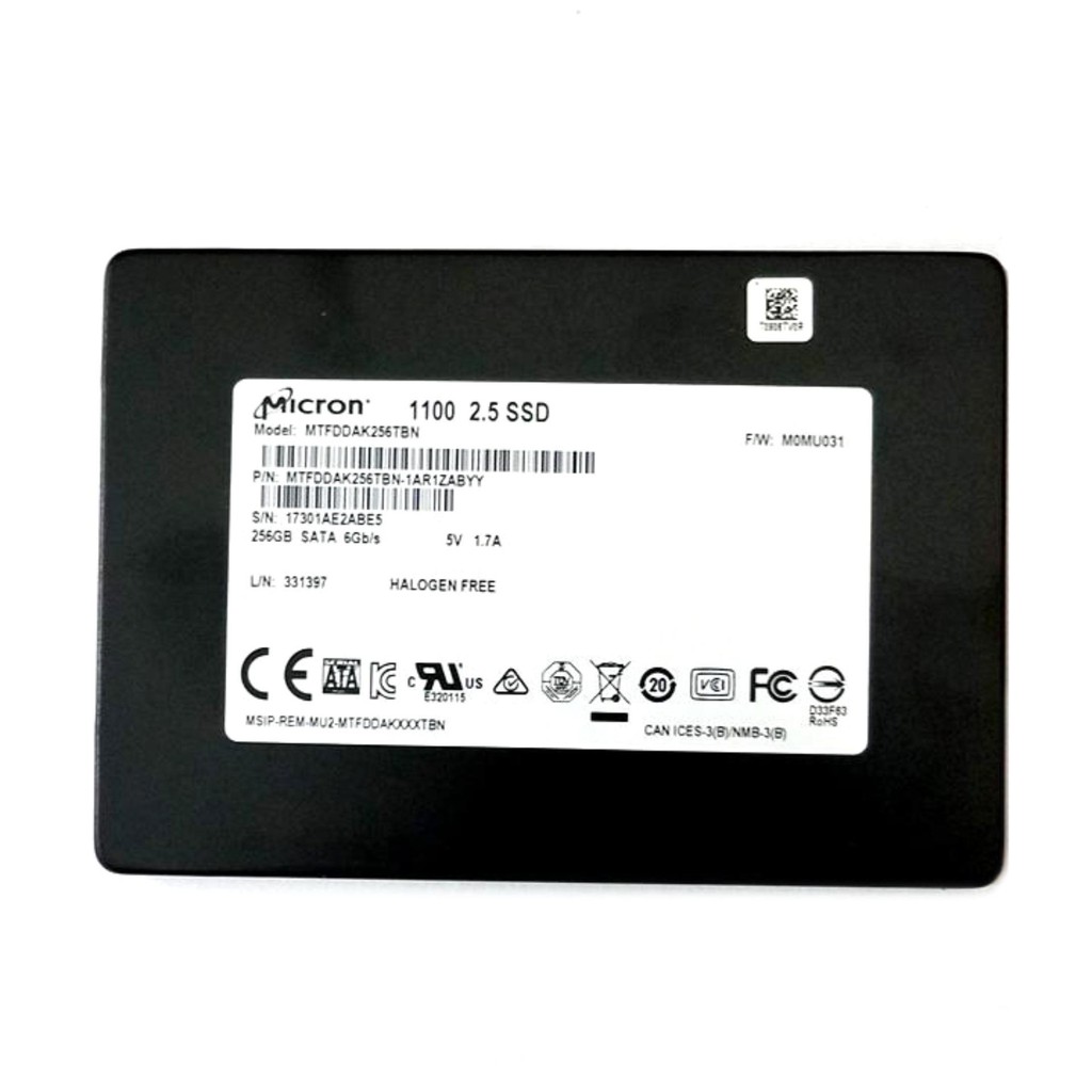 Ổ cứng SSD 2.5 inch SATA Micron 1100 Series 256GB - bảo hành 3 năm