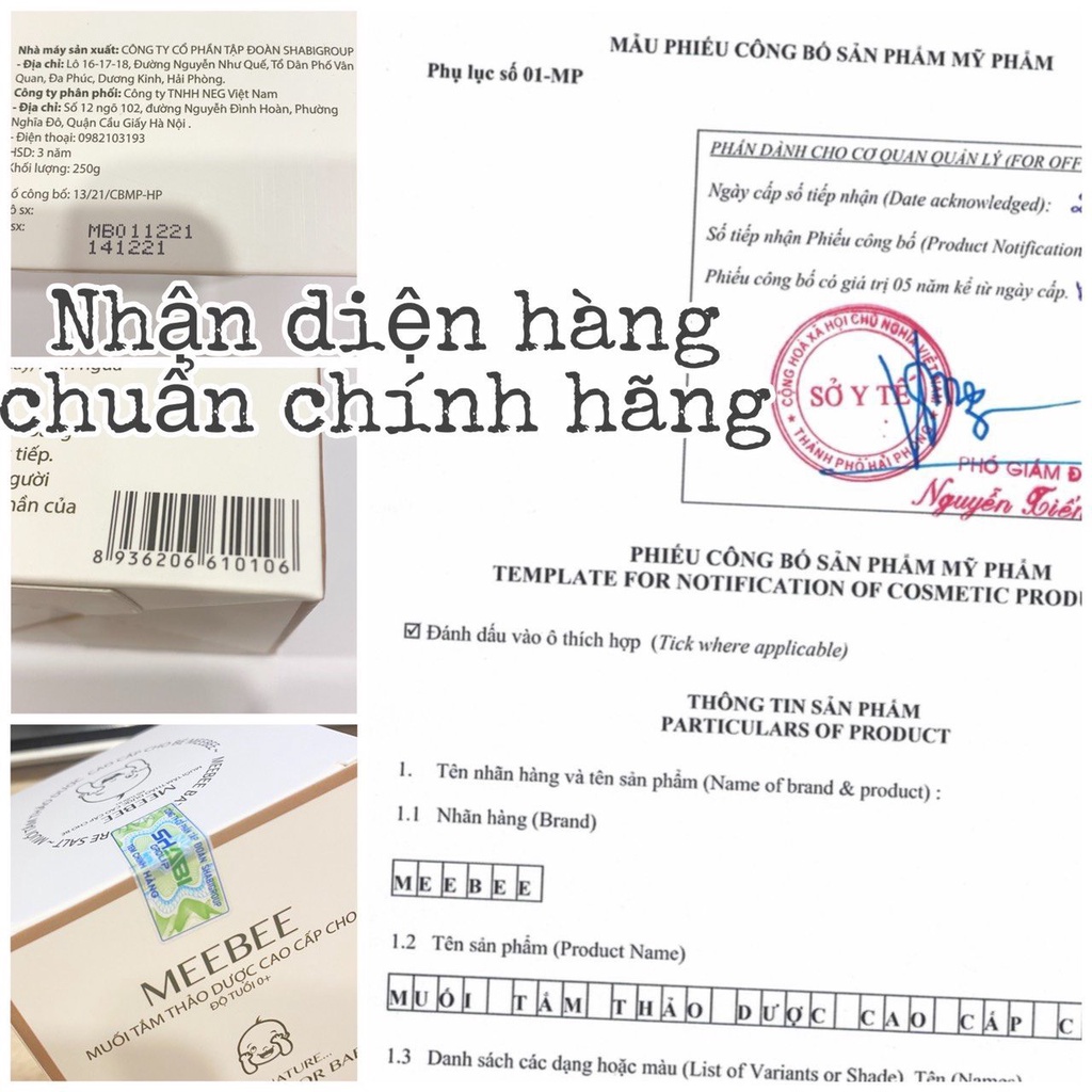 Muối Tắm Thảo Dược Cho Bé MeeBee Cao Cấp 100% Từ Thảo Dược Sạch, Tự Nhiên | Minizon Kids