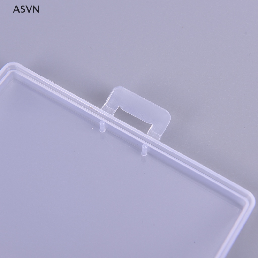 Asvn❤ Bộ 2 Hộp Nhựa Trong Suốt Đựng Bài Poker Tiện Dụng Ốp