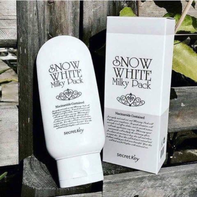 Kem Ủ Trắng Secret Key Snow White Milky Pack  - Miss Xinh