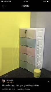 Tủ nhựa mini 5 tầng
