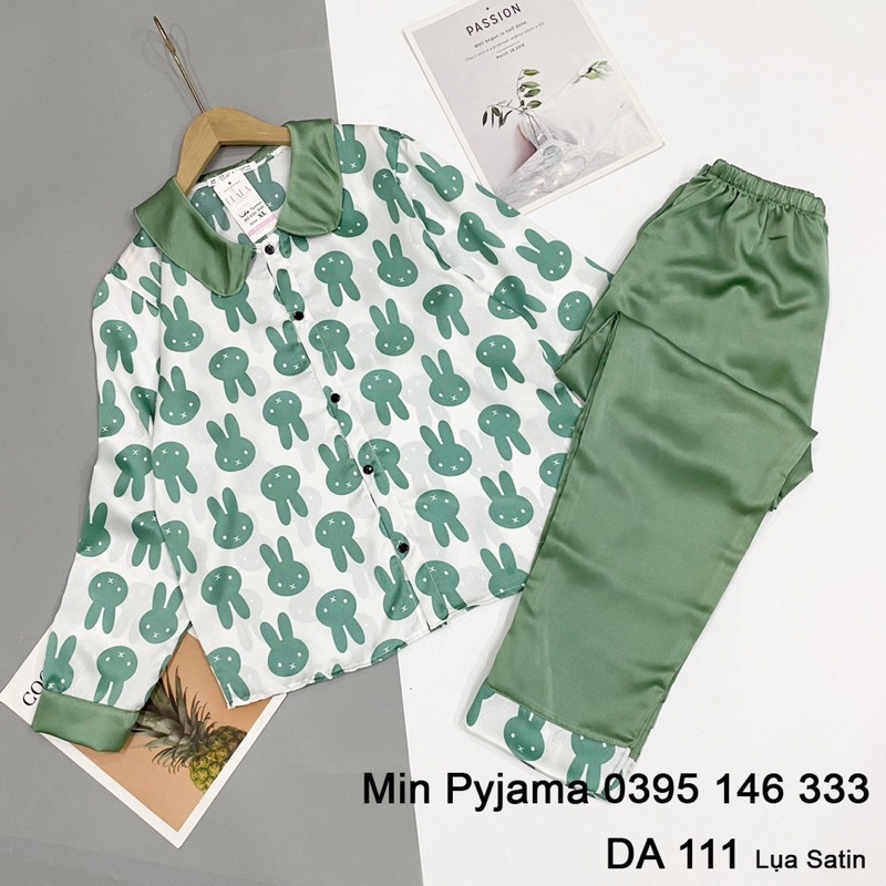 BỘ NGỦ LỤA SATIN Dài  DÀI - Bộ Pyjama mặc nhà siêu mát quần dài | BigBuy360 - bigbuy360.vn